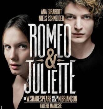 Ana Girardot et Niels Schneider dans la pièce «Roméo et Juliette» de Shakespeare au Théâtre de la Porte Saint-Martin de Paris dès 2014!