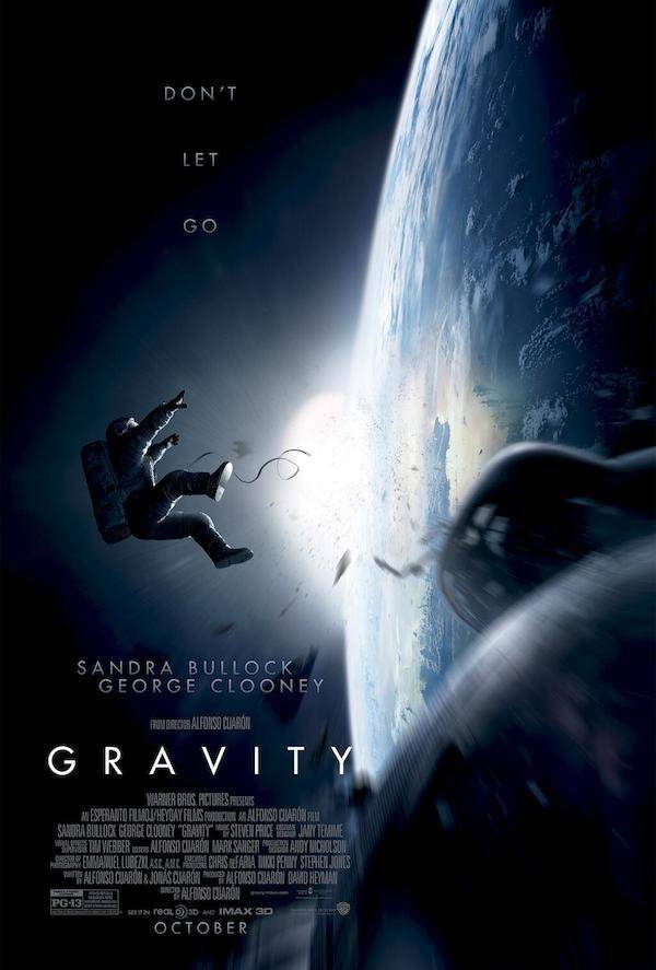 «Gravity» d'Alfonso Cuaron, mettant en vedette Sandra Bullock: odyssée du soi (image)