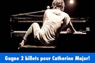 Concours terminé: Gagne 2 billets pour assister au concert de Catherine Major et Les Gourmandes au Club Soda le 14 novembre prochain!
