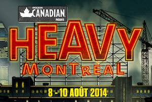 Le festival HEAVY MONTRÉAL se refait une beauté pour sa 6e édition qui se tiendra du 8 au 10 août 2014