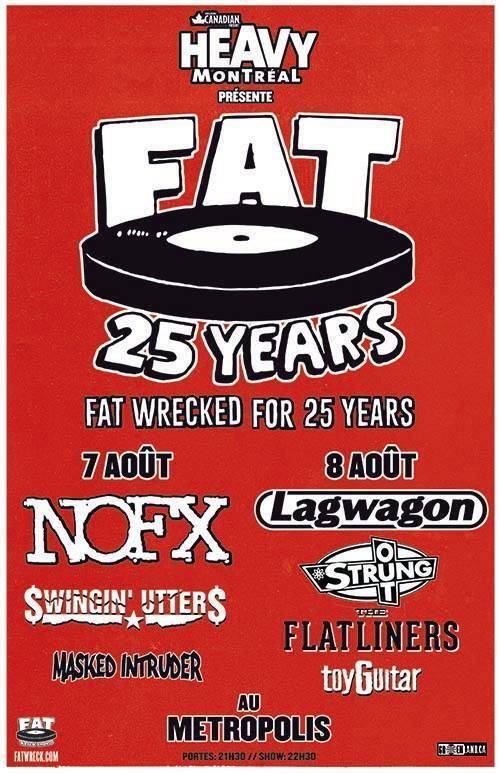 25-ans-Fat-Wreck-Chords-Metropolis-de-Montreal-NOFX-Lagwagon-Strung-Out-poster