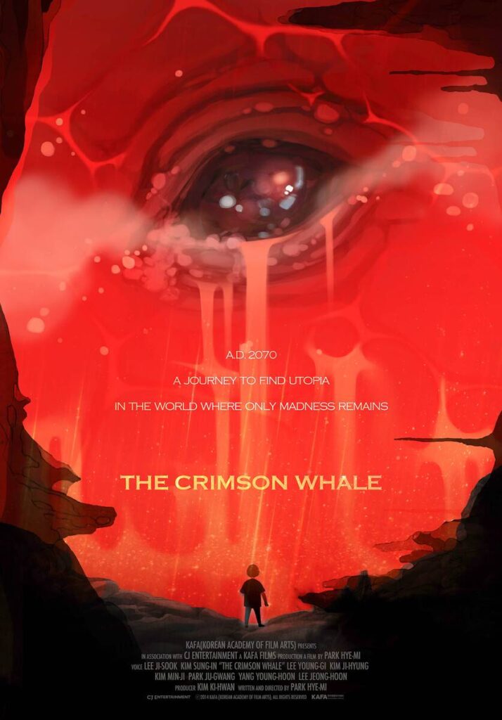Crimson Whale Poster
