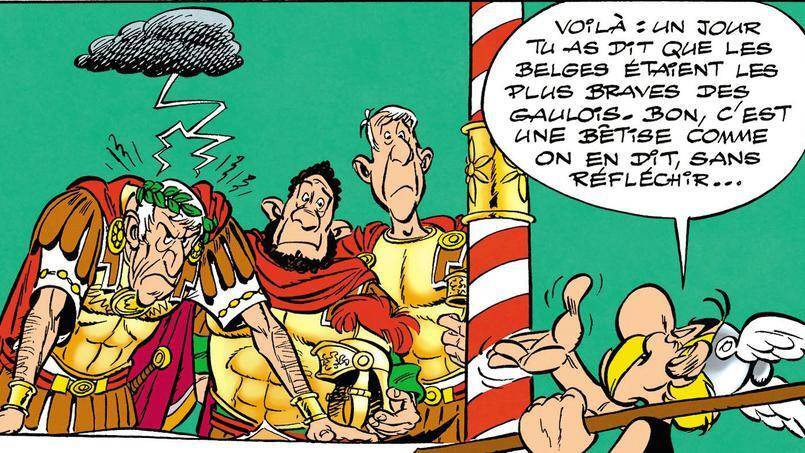 La bande dessinée d’Astérix «Le papyrus de César» de Jean-Yves Ferri et Didier Conrad