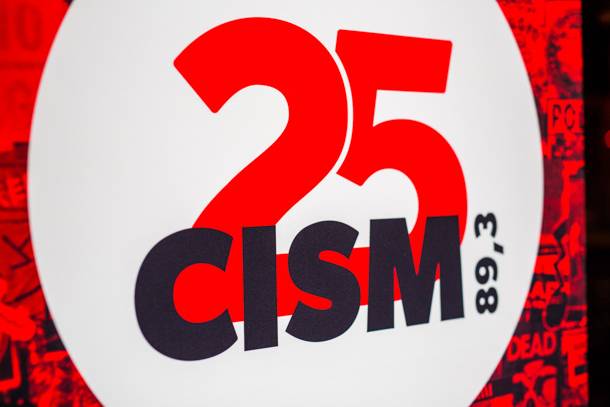 Dévoilement de la programmation des 25 ans de CISM 89,3 FM au Divan Orange