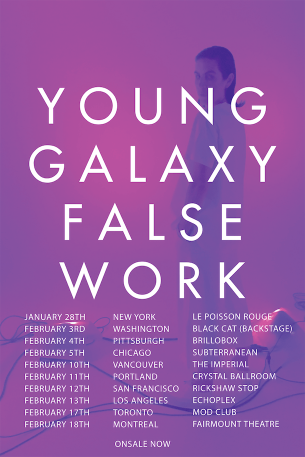 Young Galaxy en concert au Théâtre Fairmount le 18 février 2016