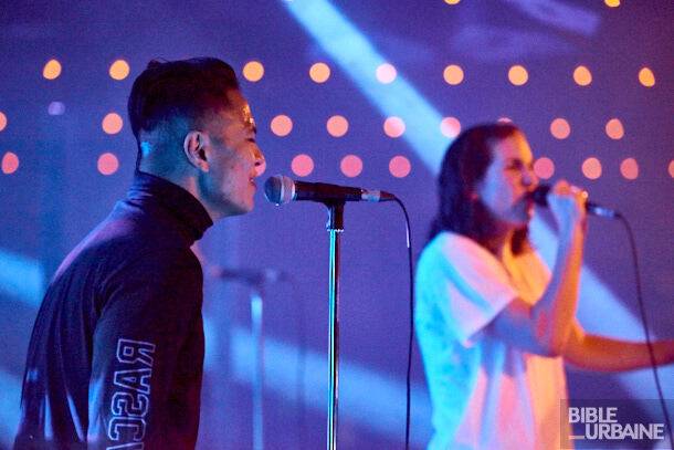 Young Galaxy avec L.A. Foster au Théâtre Fairmount de Montréal