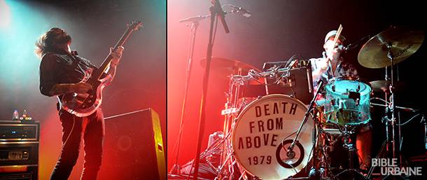 Death From Above 1979 avec les invités Eagles of Death Metal et Biblical au Métropolis