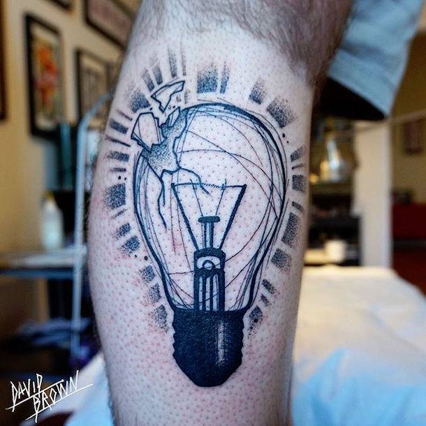 «Dans la peau de…» David Brown de Glamort tattoo