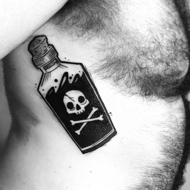 «Dans la peau de…» David Brown de Glamort tattoo