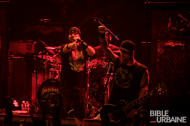 Hatebreed avec DevilDriver et Act of Defiance au Théâtre Corona Virgin Mobile de Montréal