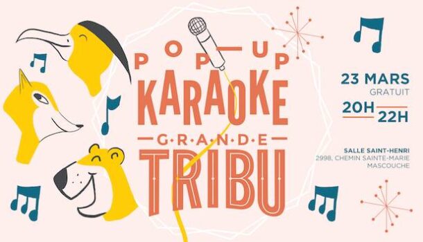 Le Pop-Up Karaoké du OFF Festival Grande Tribu approche à grand pas!