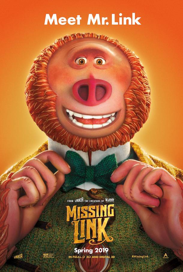 Les studios Laïka dévoilent la bande-annonce du film en stop-motion «Missing Link»