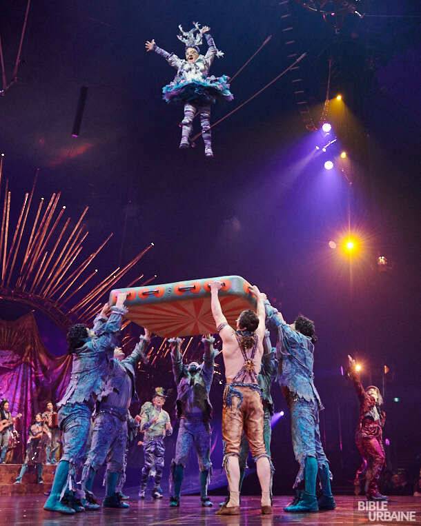 «Alegría» du Cirque du Soleil sous le grand chapiteau au Vieux-Port de Montréal