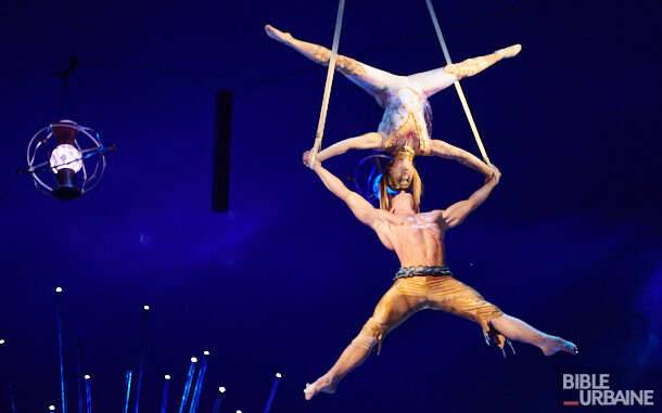 «Alegría» du Cirque du Soleil sous le grand chapiteau au Vieux-Port de Montréal