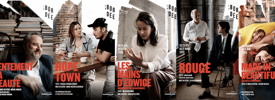 À gagner: 1 paire de billets pour le spectacle de votre choix parmi la saison 2019-2020 du Théâtre La Bordée!