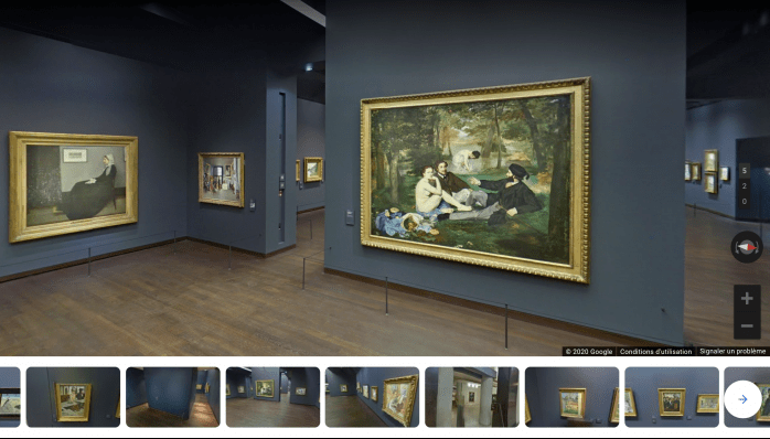 Visite virtuelle du musée d'Orsay, à Paris