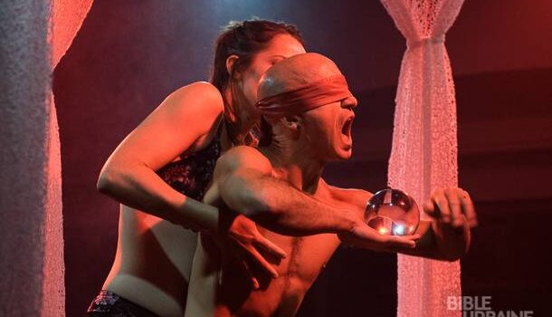 Le Cirque intime a dévoilé «Le baiser» au coeur du Club L à Montréal