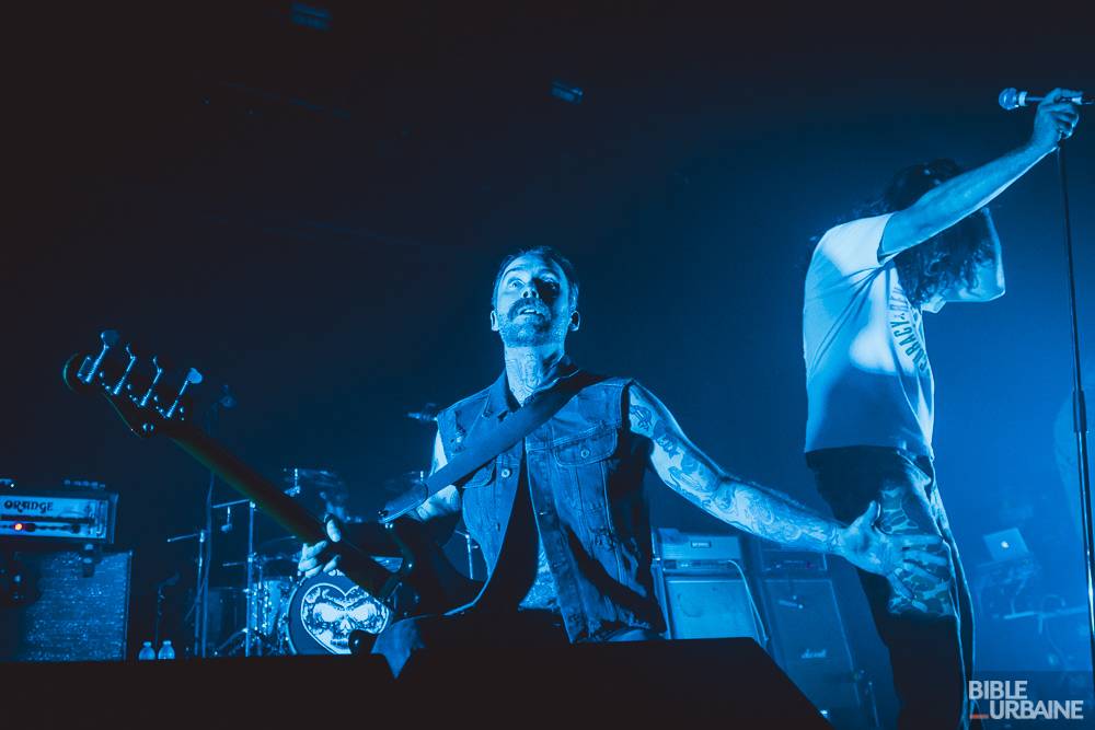 Entre sing along et crowd surfing: la prestation d’Alexisonfire au MTELUS en photos