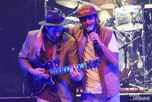 Pops à la guitare et Mike Clay. Photo: Mathieu Pothier
