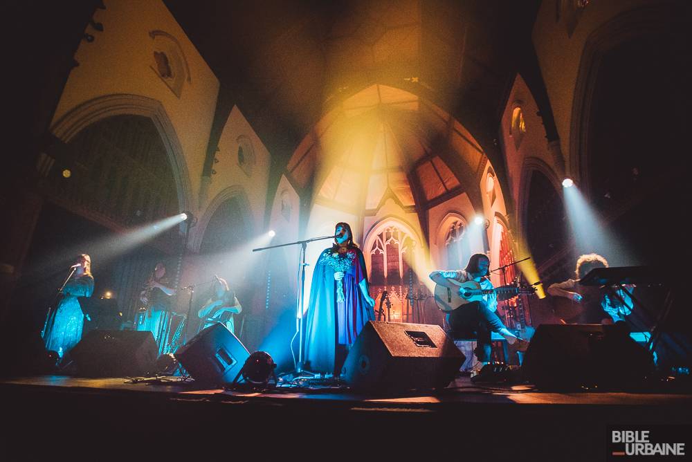 La sublime Vanille lançait son album «La clairière» dans l’ambiance somptueuse et intime du Monastère