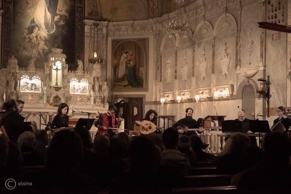 L’Ensemble Urmawi en concert à la chapelle Notre-Dame-de-Bon-Secours de Montréal