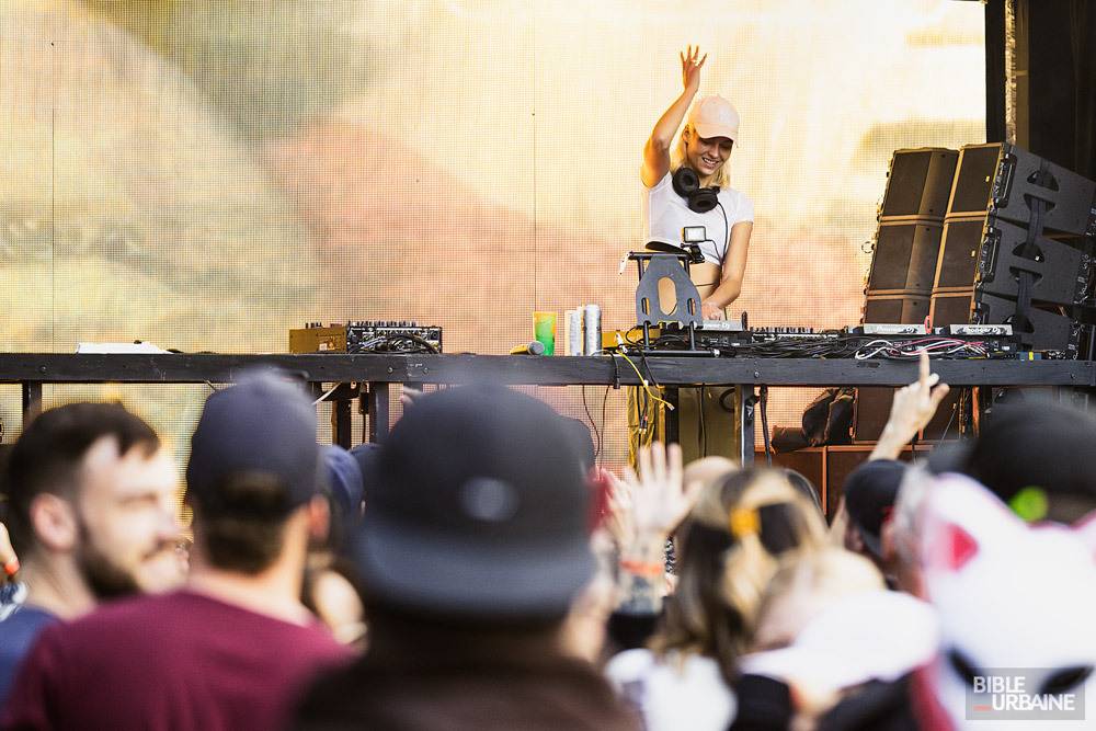 Les DJs Deadmau5 et TDJ en performance au parc Jean-Drapeau lors de l’OFF Piknic