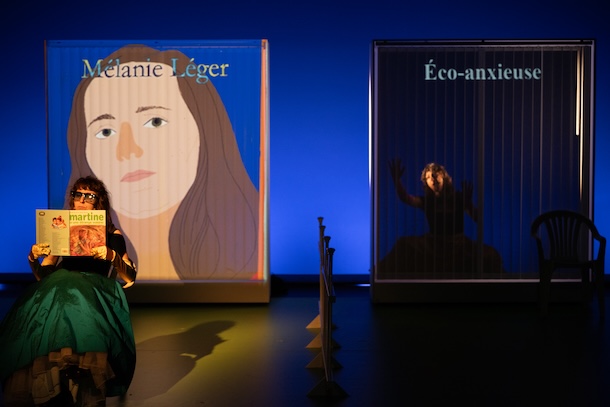 «Découronné∙e∙s», mettant en vedette Caroline Bélisle et Xenia Gould, au Théâtre Périscope