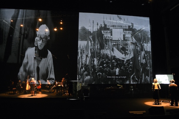 «Hiroshima mon amour» à l&rsquo;Usine C: amour, mort et lenteur sur fond musical