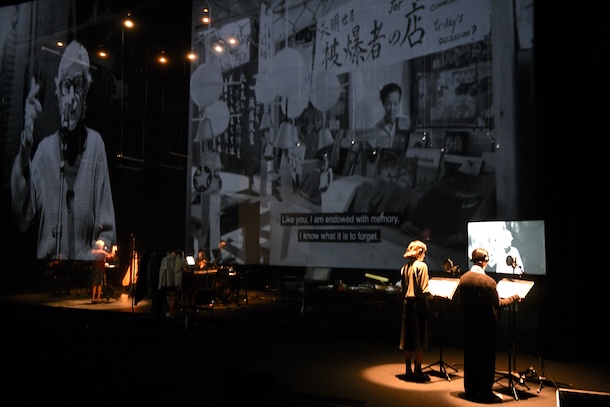 «Hiroshima mon amour» à l&rsquo;Usine C: amour, mort et lenteur sur fond musical