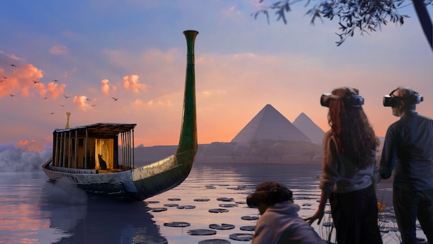 «L&rsquo;Horizon de Khéops»: marcher dans l&rsquo;impossible, toucher l&rsquo;Égypte sans quitter Québec